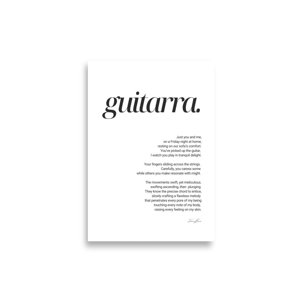 Definition of Guitar - Poster