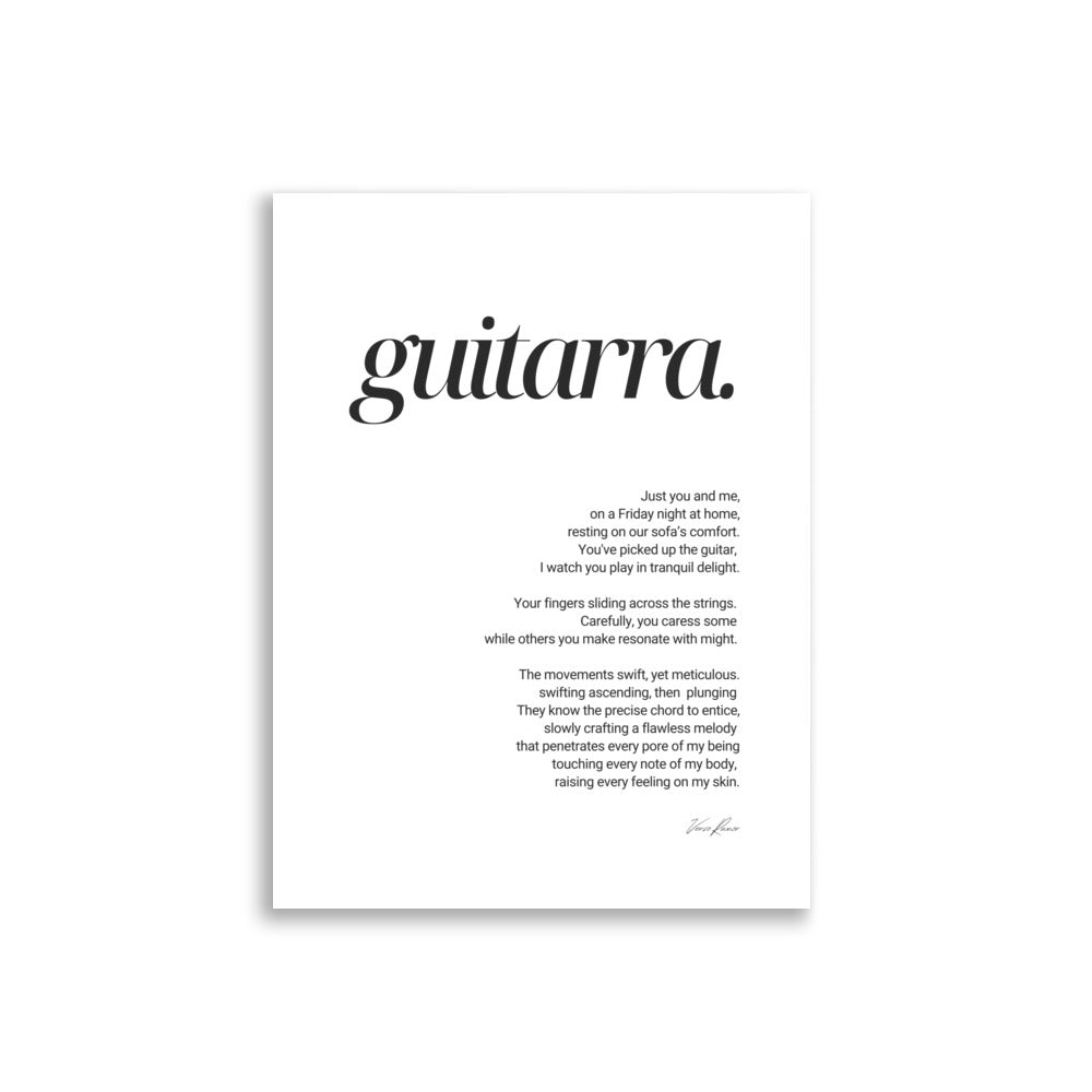 Definition of Guitar - Poster