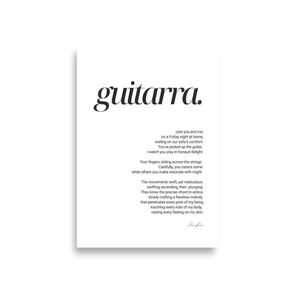 Definition of Guitar - Poster