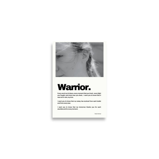 Warrior Photo - Poster